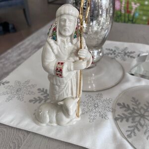 Lenox China Jewels Shepherd with Staff Holiday Decor
